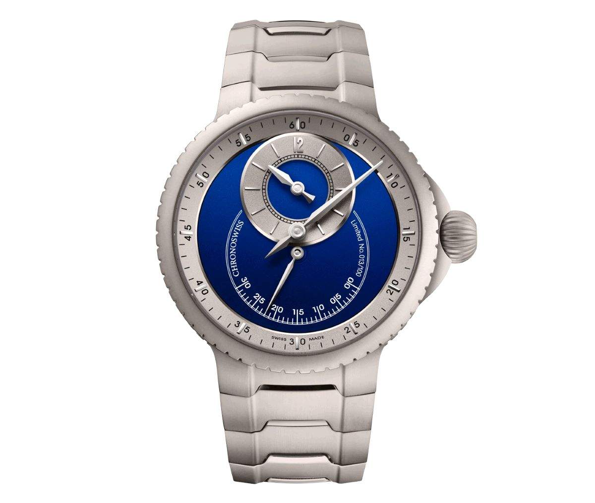 ChronoSwiss Pulse One Blue watch