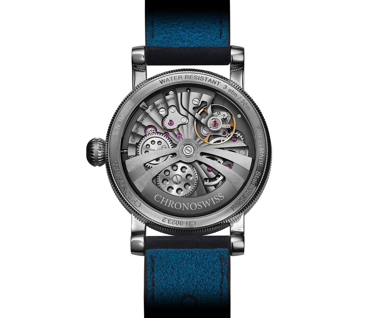 ChronoSwiss Small Second Blue Orbit Watch