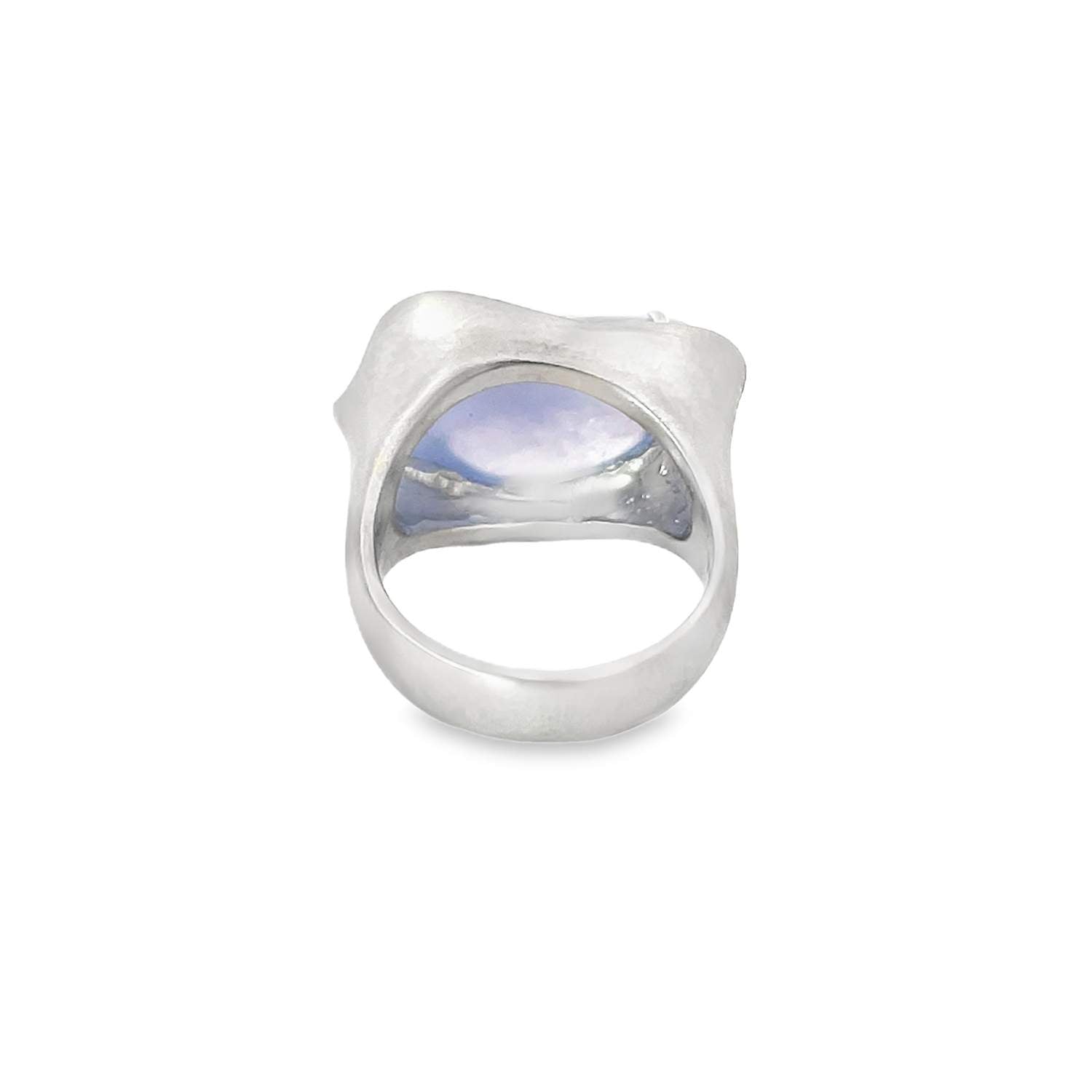 18kt Gold Hubert Chalcedony Ring