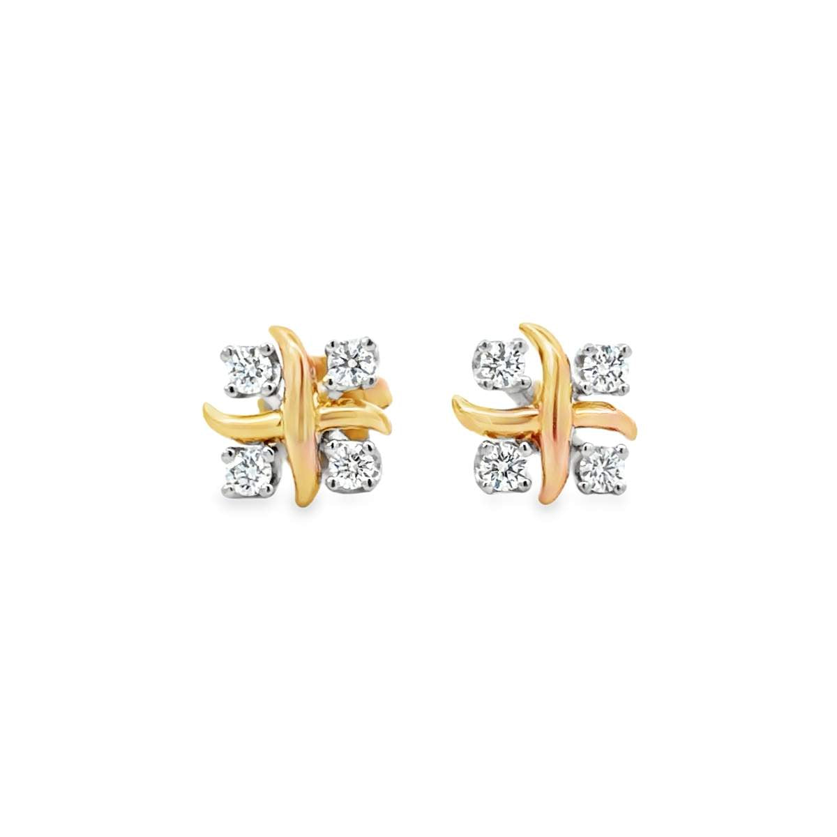 Tiffany & Co Schlumberger Diamond Earrings Provident Jewelery