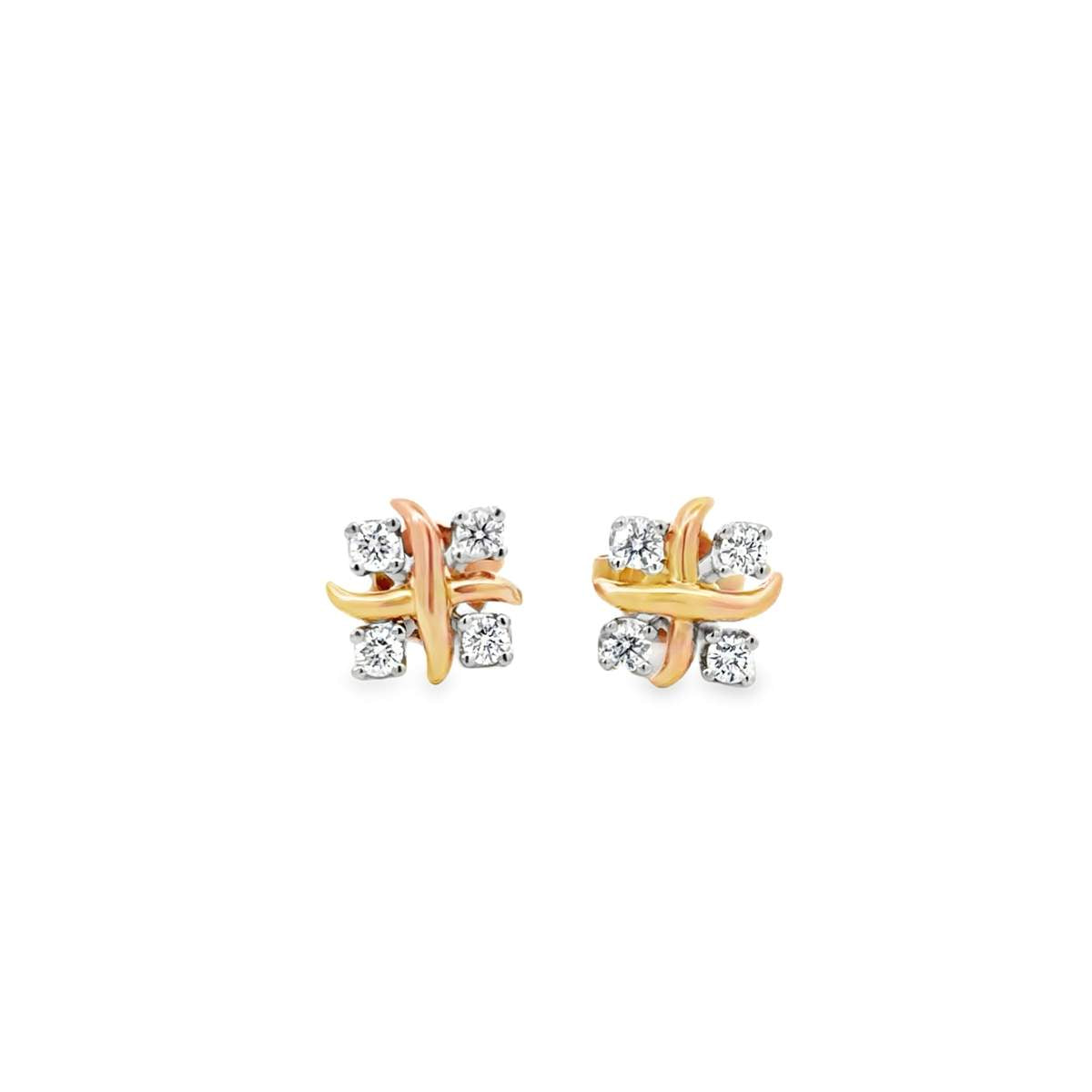 Tiffany & Co Schlumberger Diamond Earrings Provident Jewelery
