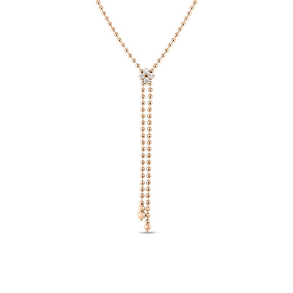 18KT GOLD ROBERTO COIN LOVE IN VERONA NECKLACE.