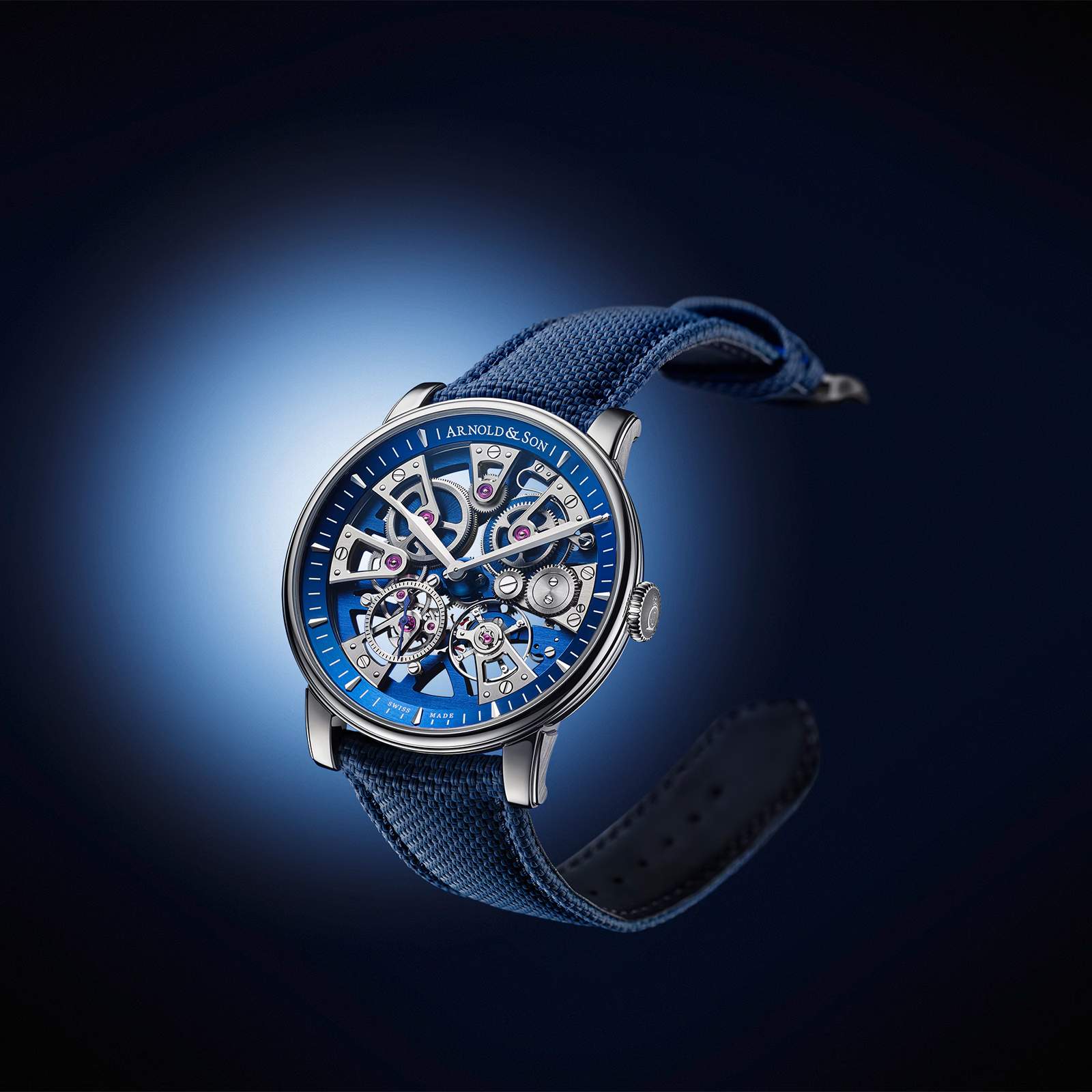 Arnold & Son Nebula Blue Watch