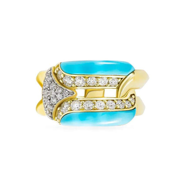 18kt Gold Miseno Arco Ring