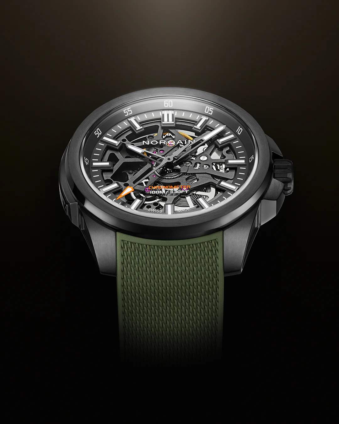 Norqain Independence Skeleton Khaki Watch
