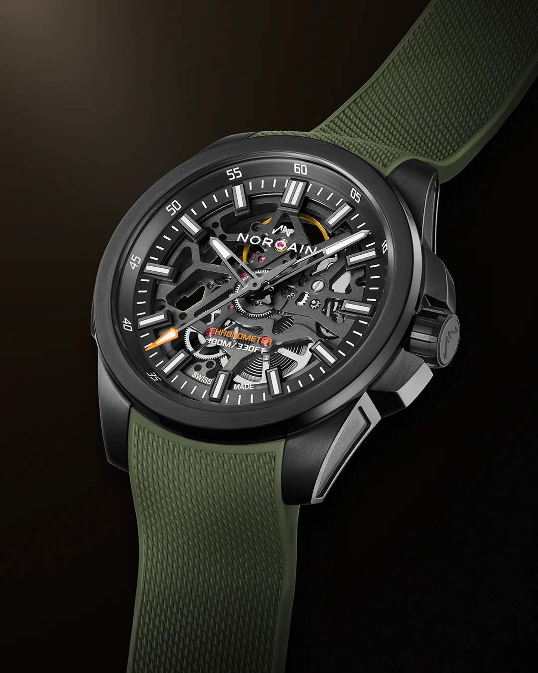 Norqain Independence Skeleton Khaki Watch