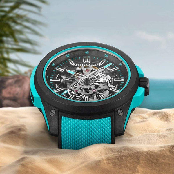 Norqain Wild One Skeleton Turquoise Watch </br>