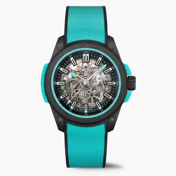 Norqain Wild One Skeleton Turquoise Watch </br>
