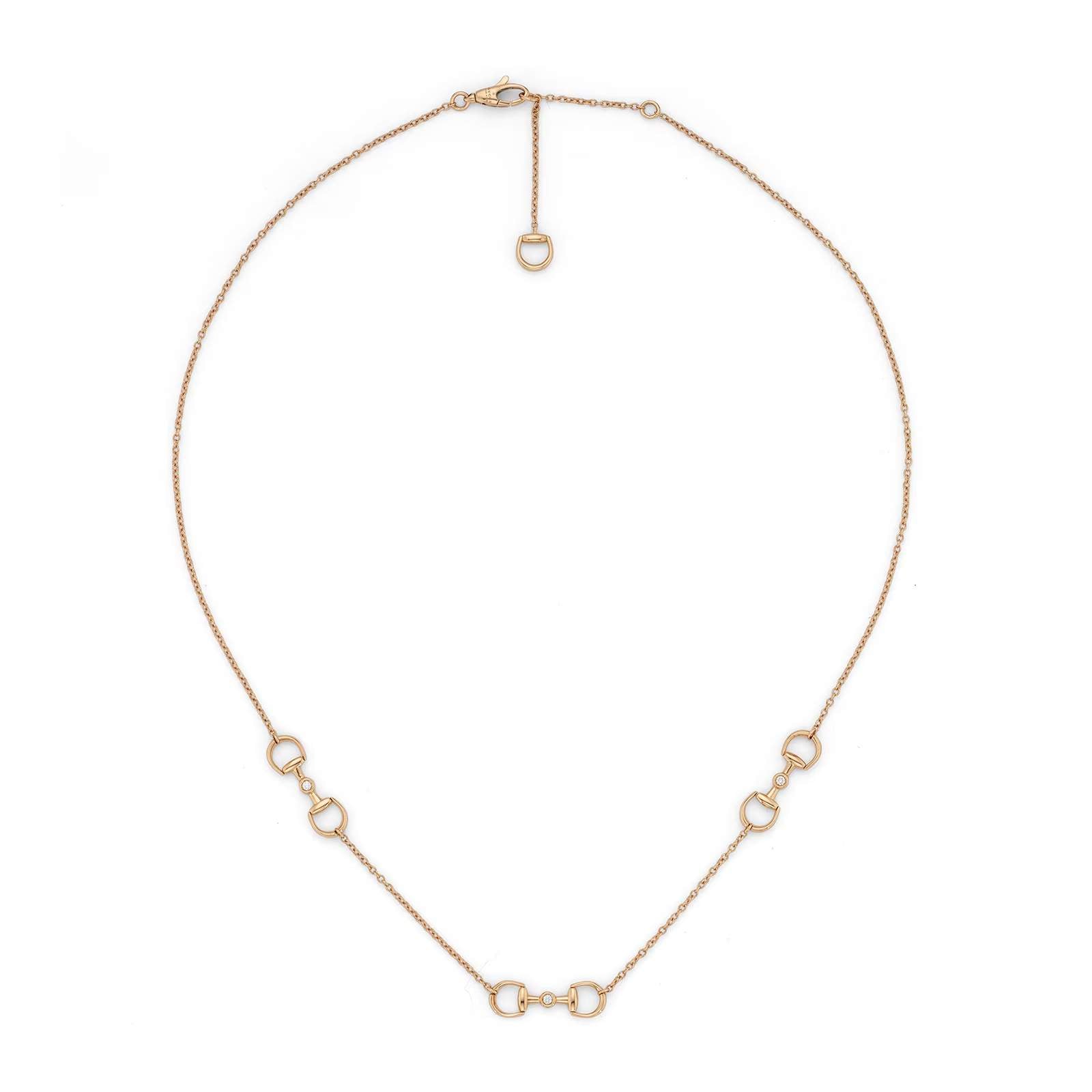 18kt Gold Gucci Horsebit Necklace