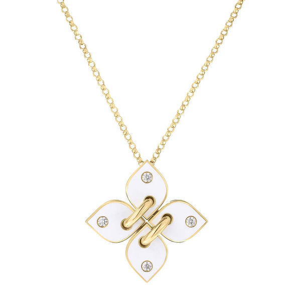18kt Gold Roberto Coin Venetian Diamond Pendant