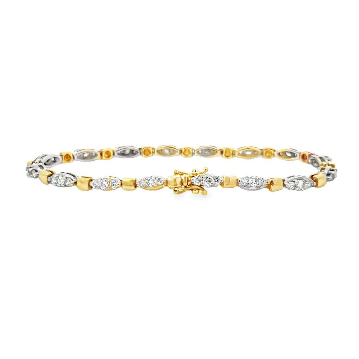 14kt Diamond Bracelet