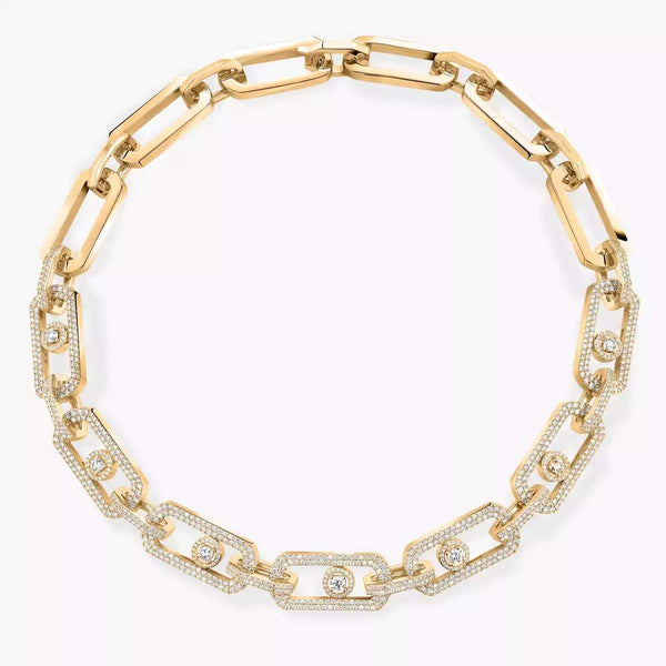 18kt Yellow Gold Messika So Move Necklace