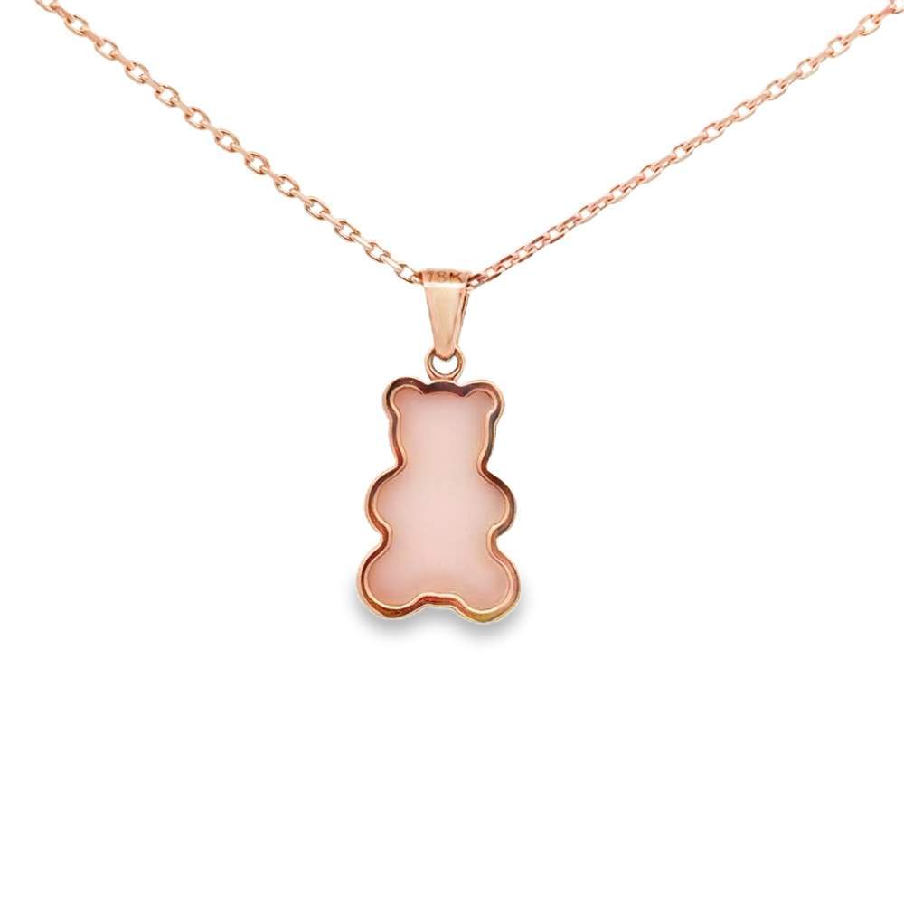 18kt Gold Beauregard Gemmy Bear Pendant