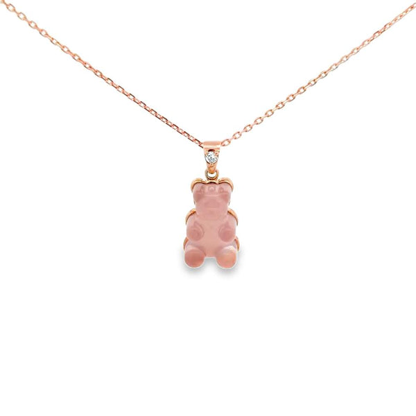 18kt Gold Beauregard Gemmy Bear Pendant