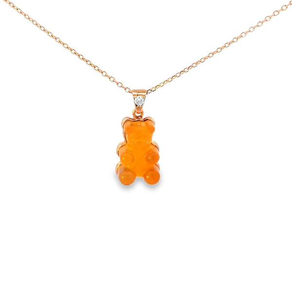 18kt Gold Beauregard Gemmy Bear Pendant