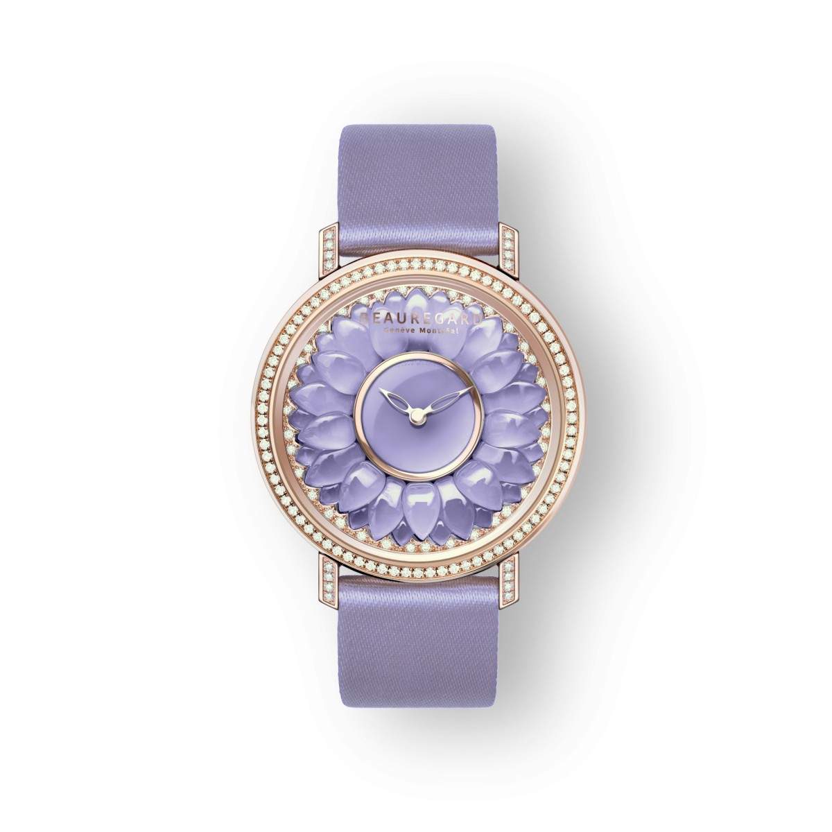 18kt Beauregard Amethyst Lili Bouton Watch.