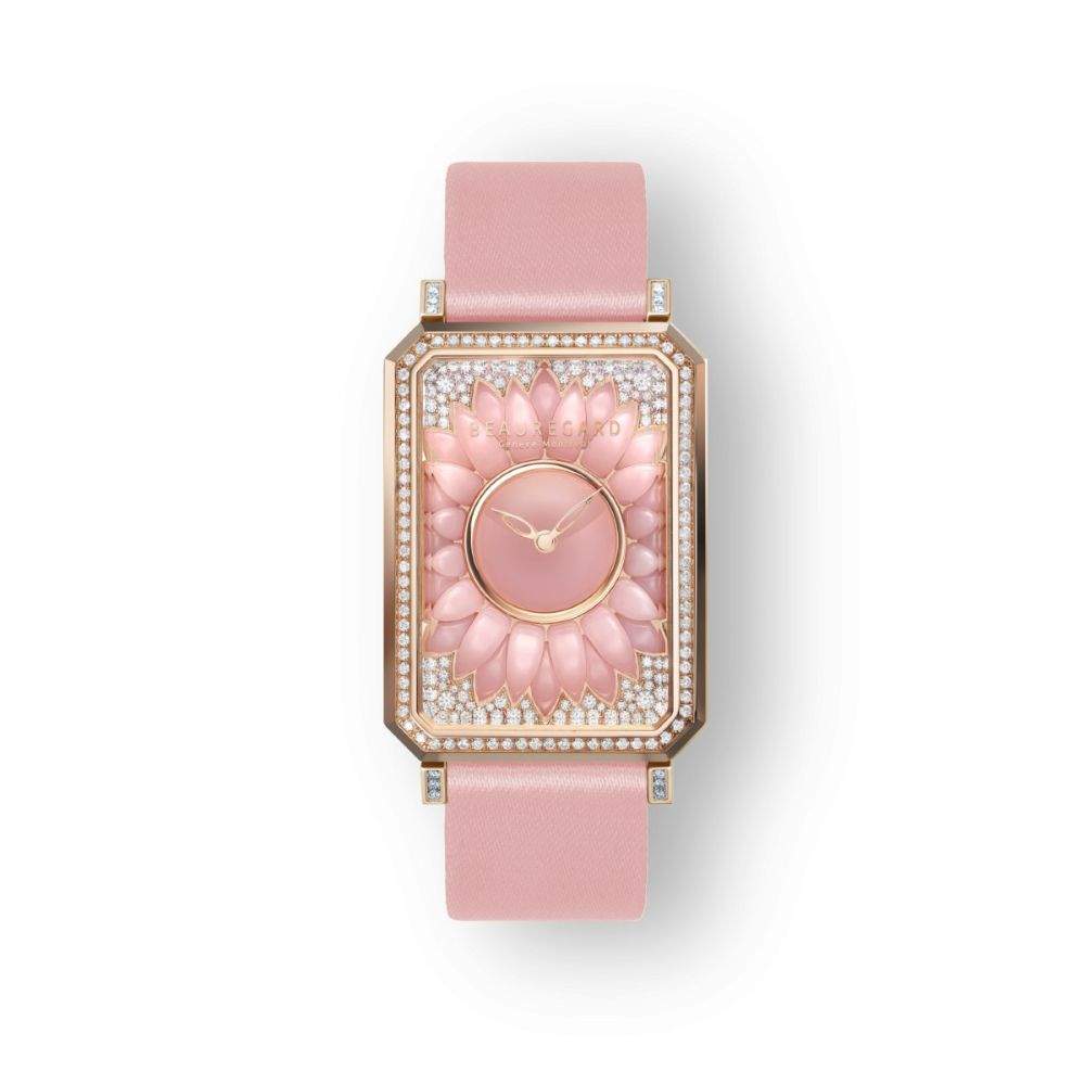 18kt Gold Beauregard Lili Pink Opal Watch