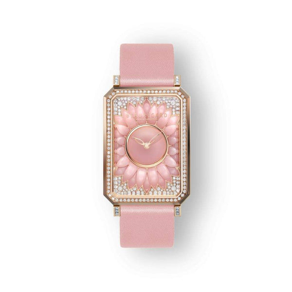 18kt Gold Beauregard Lili Pink Opal Watch
