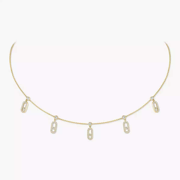 18kt Gold Messika Move Uno Necklace