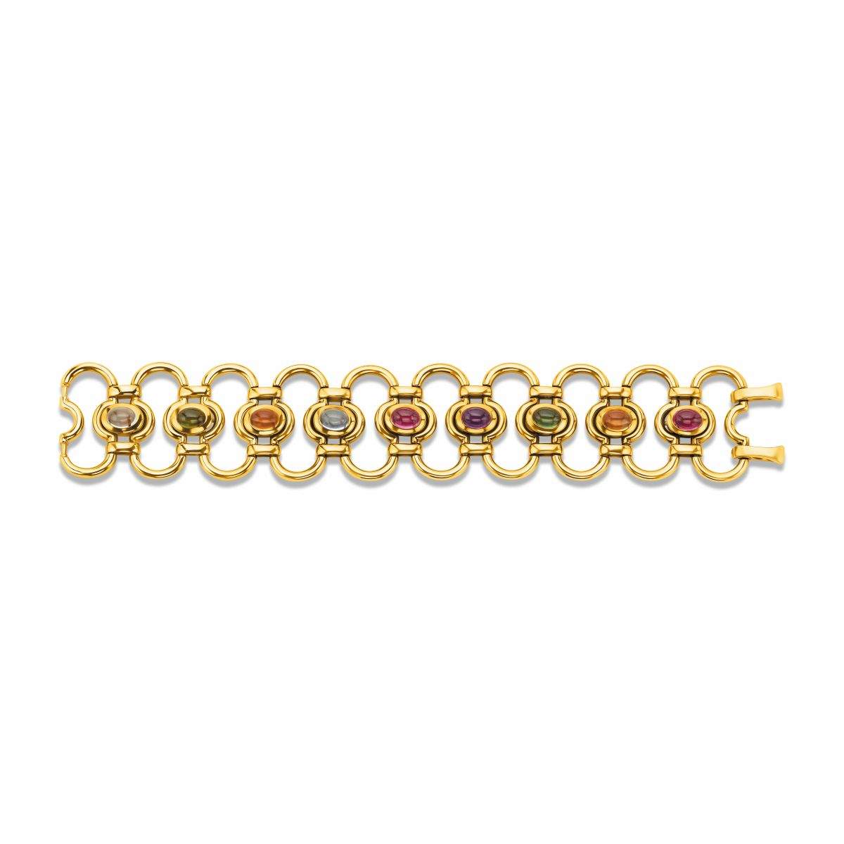 18kt Gold Paloma Picasso Tiffany & Co Multi-Gem Bracelet