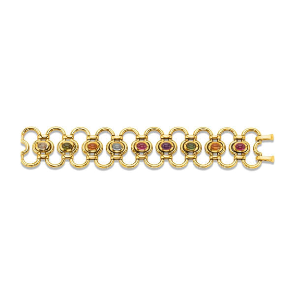 18kt Gold Paloma Picasso Tiffany & Co Multi-Gem Bracelet