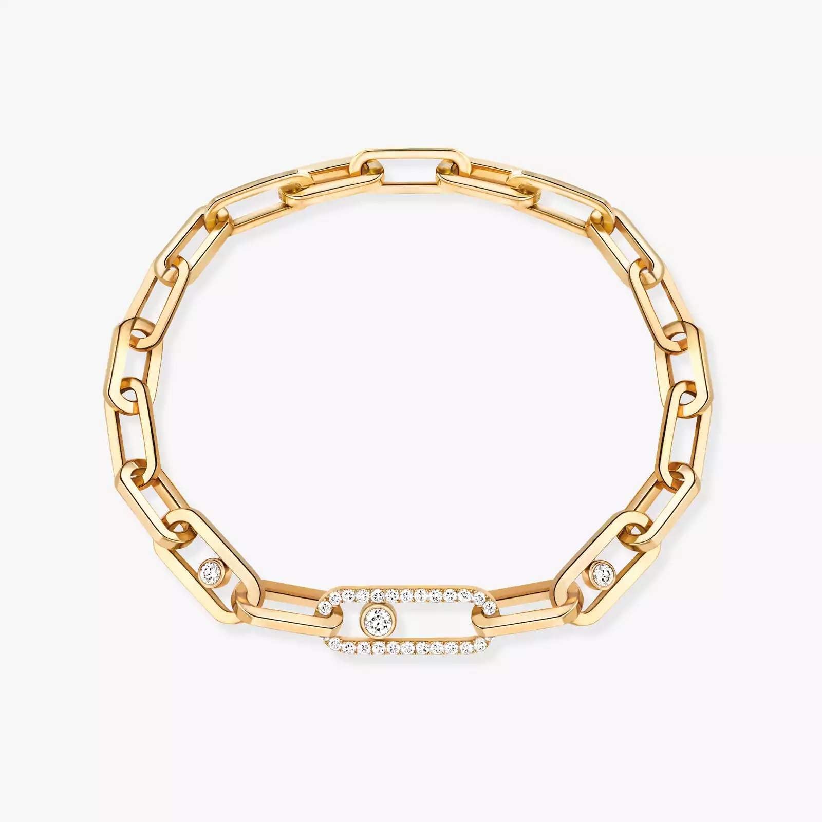18kt Gold Messika Move Link Bracelet.