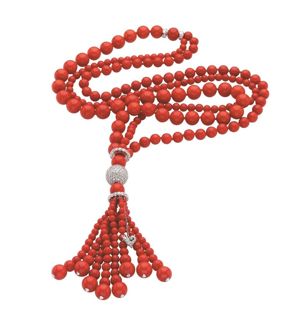 18kt Gold Chantecler Chérie Coral Necklace