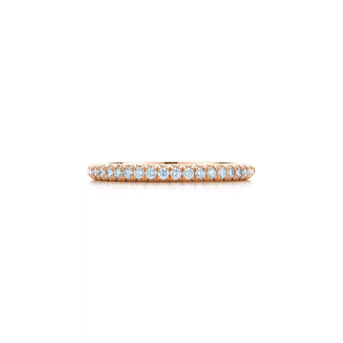 18kt Gold Tiffany & Co Soleste Diamond Band