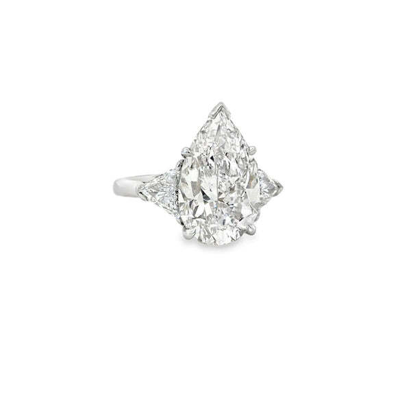 Pear Shape Diamond Engagement Ring