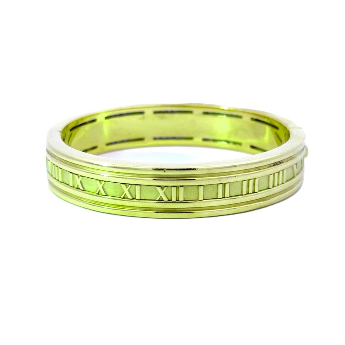 18kt Gold Tiffany & Co Sapphire Atlas Bangle