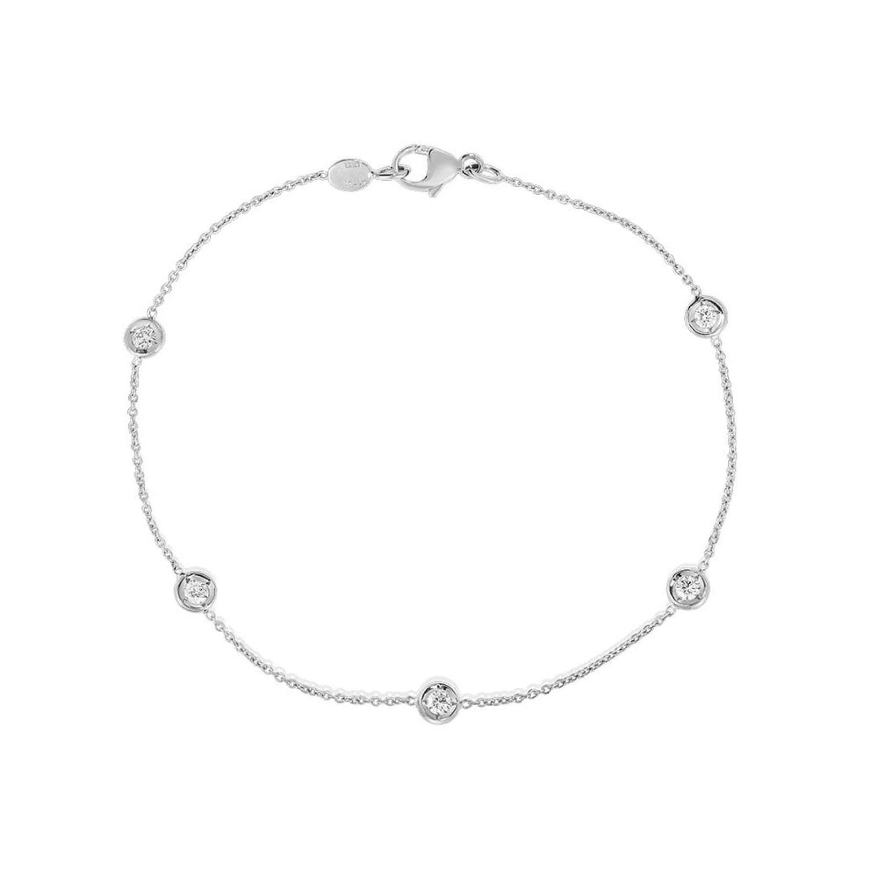 18kt Gold Roberto Coin Diamond Bracelet