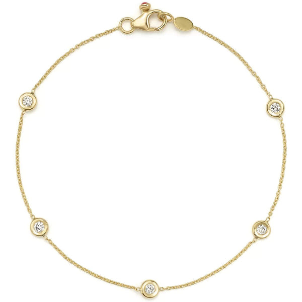 18kt Gold Roberto Coin Diamond Bracelet