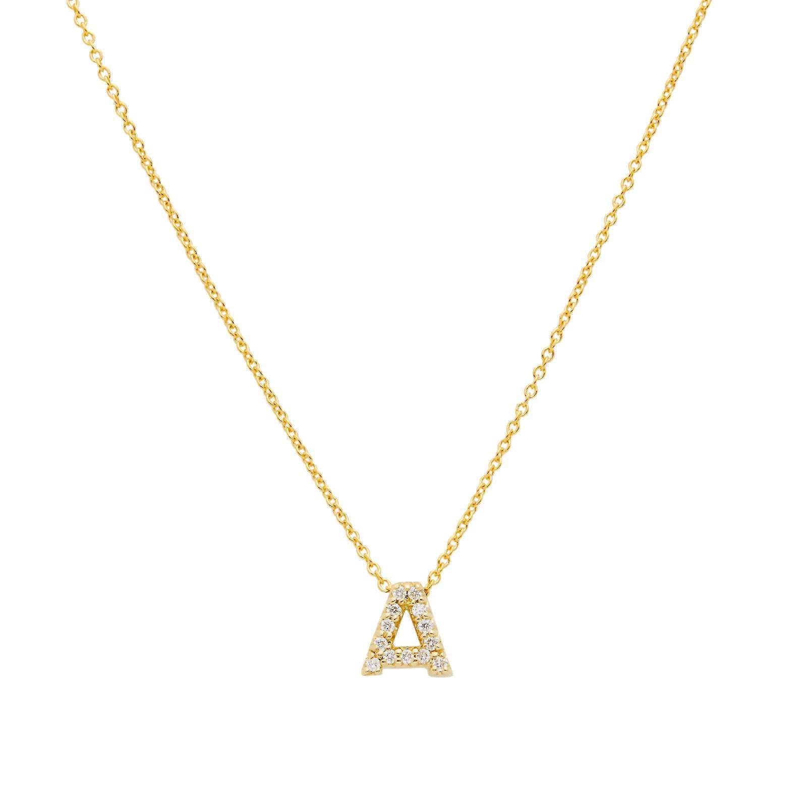 18kt Gold Roberto Coin Love Letter "A" Pendant