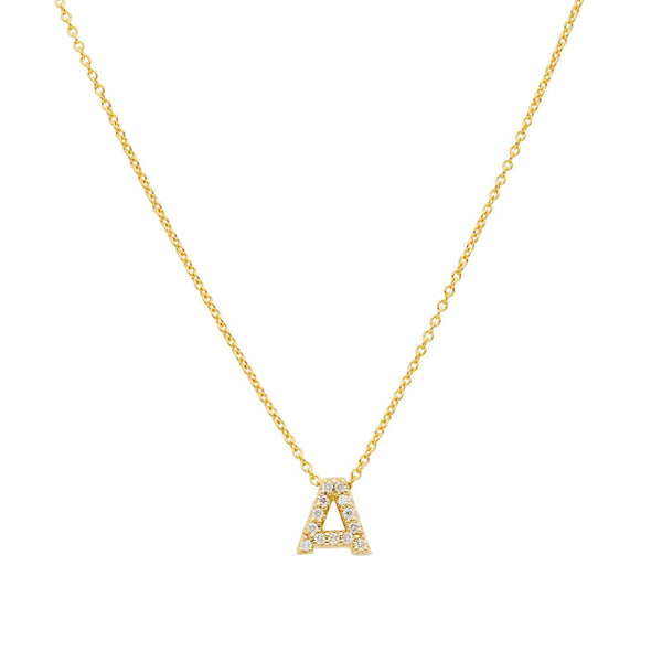 18kt Gold Roberto Coin Love Letter "A" Pendant