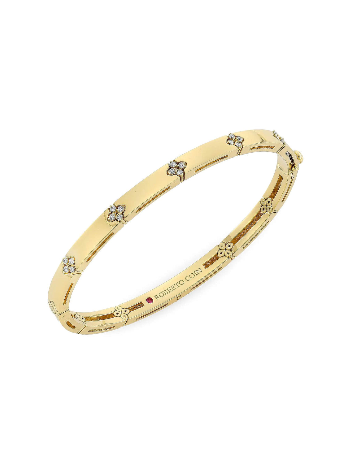18kt Gold Roberto Coin Love In Verona Bangle