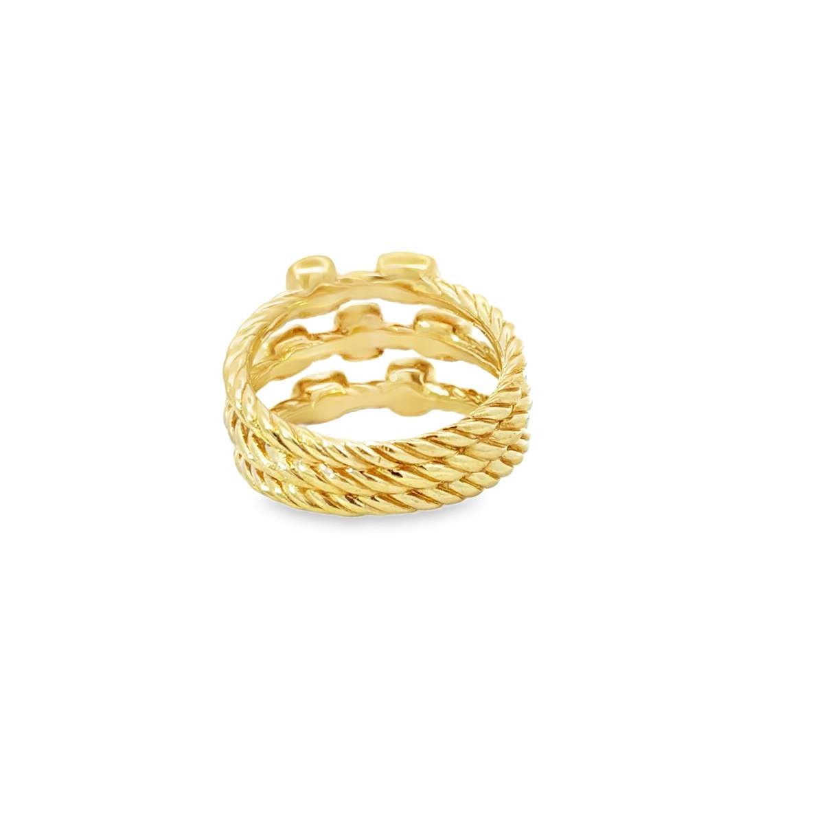 18kt Gold David Yurman Confetti Diamond Ring