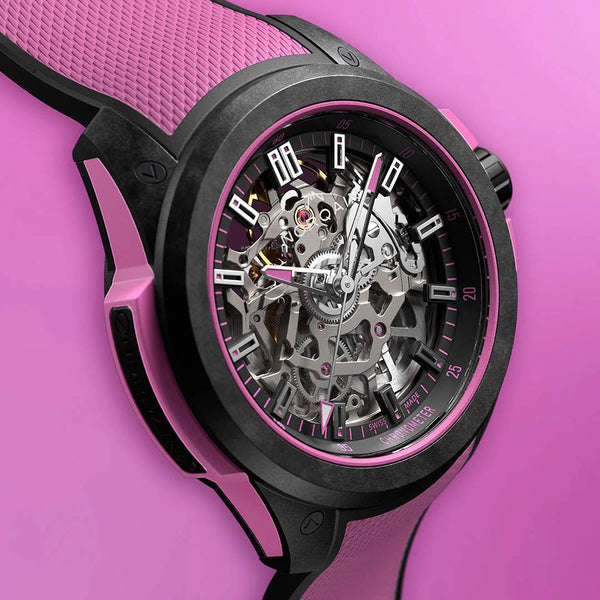 Norqain Wild One Skeleton Pink Watch