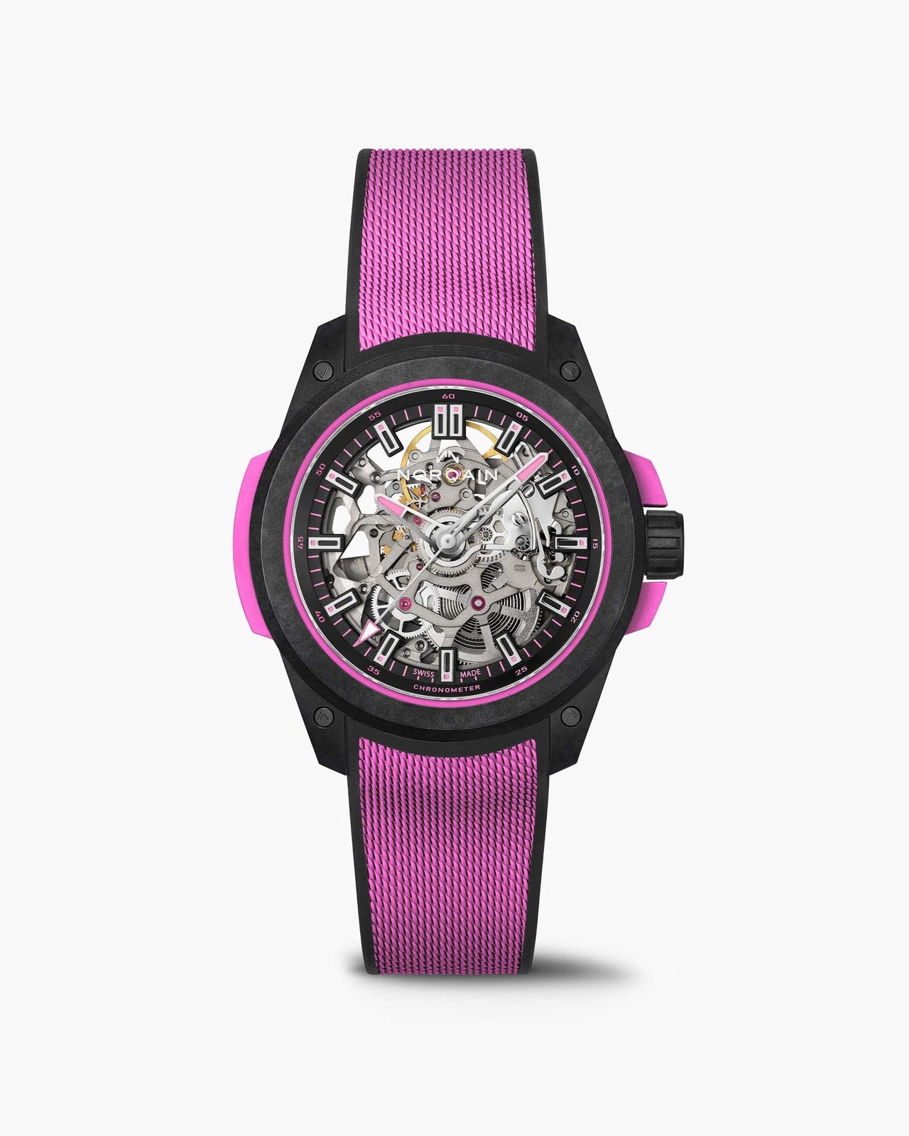 Norqain Wild One Skeleton Pink Watch