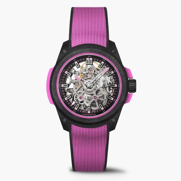 Norqain Wild One Skeleton Pink Watch