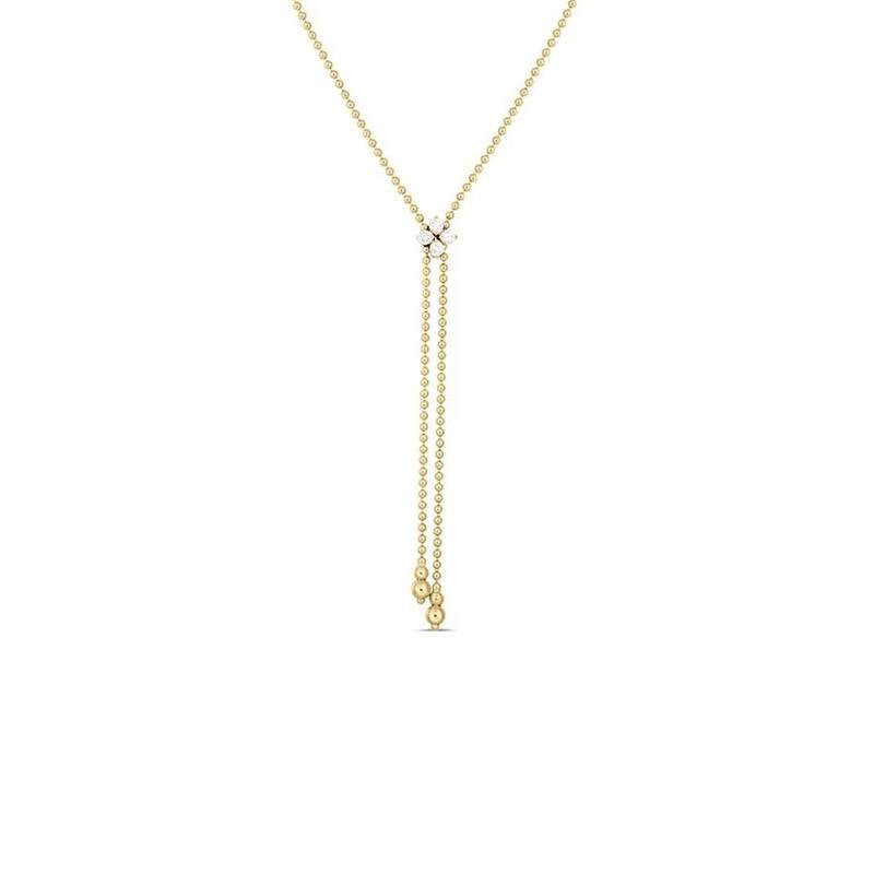 18KT GOLD ROBERTO COIN LOVE IN VERONA NECKLACE.