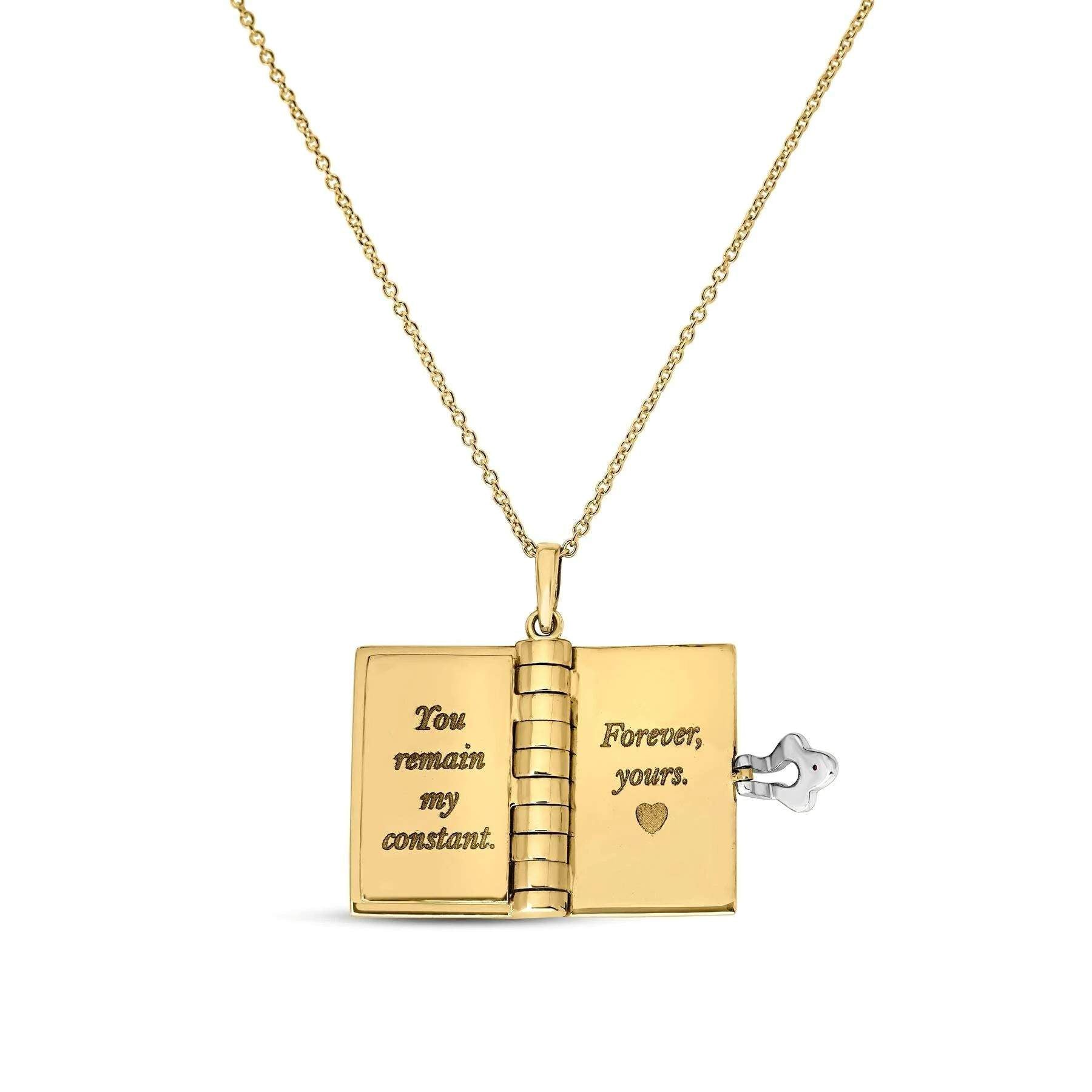 18kt Gold Roberto Coin Love Book Pendant