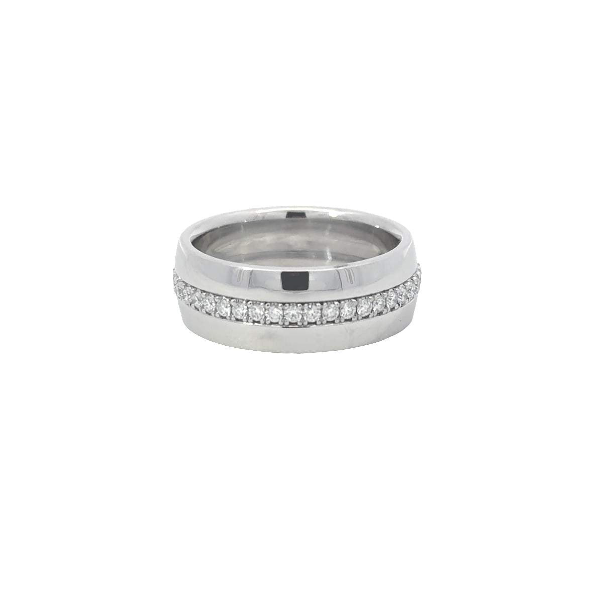 Platinum Diamond Wedding Band