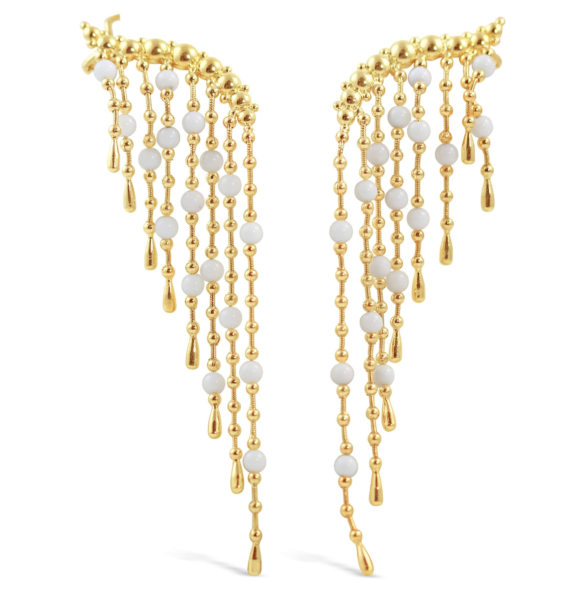 18KT YELLOW GOLD CARLA AMORIM EARRINGS