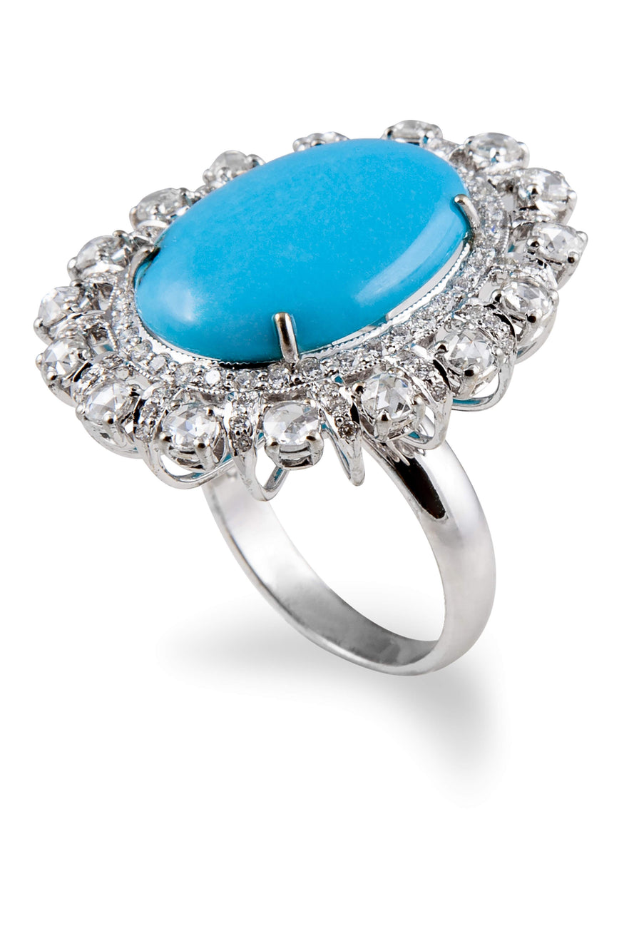 TURQUOISE AND DIAMOND RING Provident Jewelery