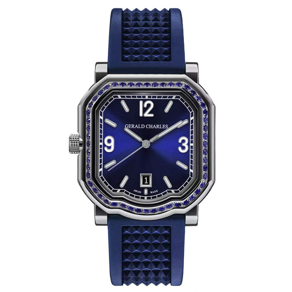 Titanium Gerald Charles Sport Gem-Set Watch