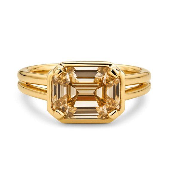 18kt Gold Yellow Diamond Ring