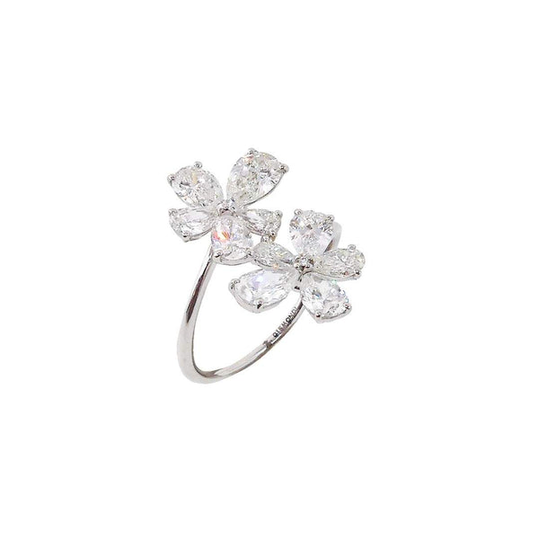 18kt Gold Gismondi Flower Diamond Ring