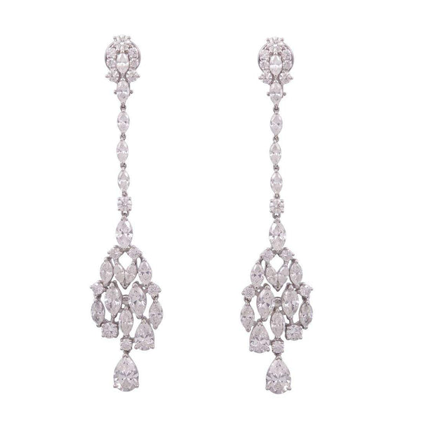 18kt Gold Gismondi Diamond Dangle Earrings
