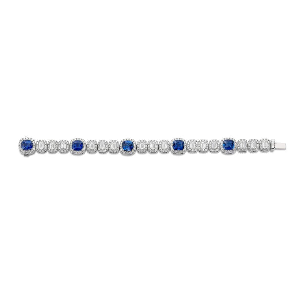 Sapphire And Diamond Bracelet