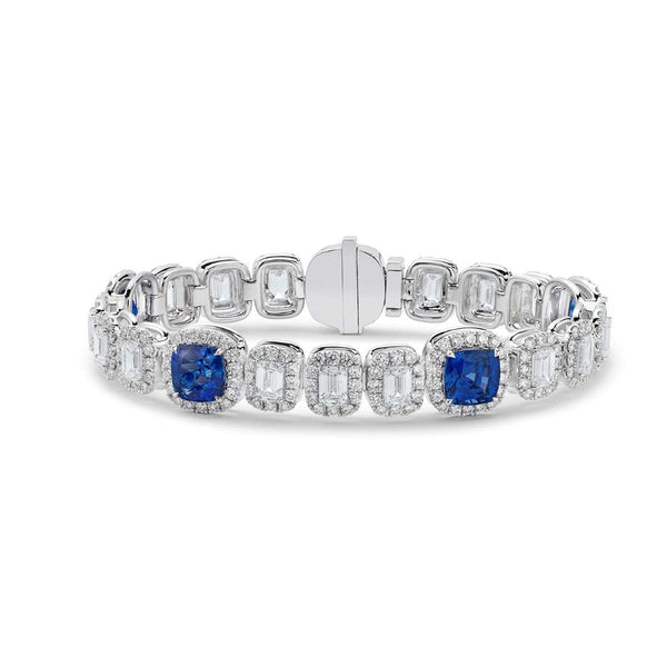 Sapphire And Diamond Bracelet